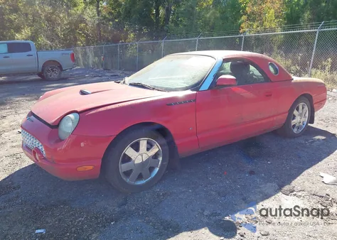 2003 Ford Thunderbird из США, поврежденный, VIN 1FAHP60A83Y103351